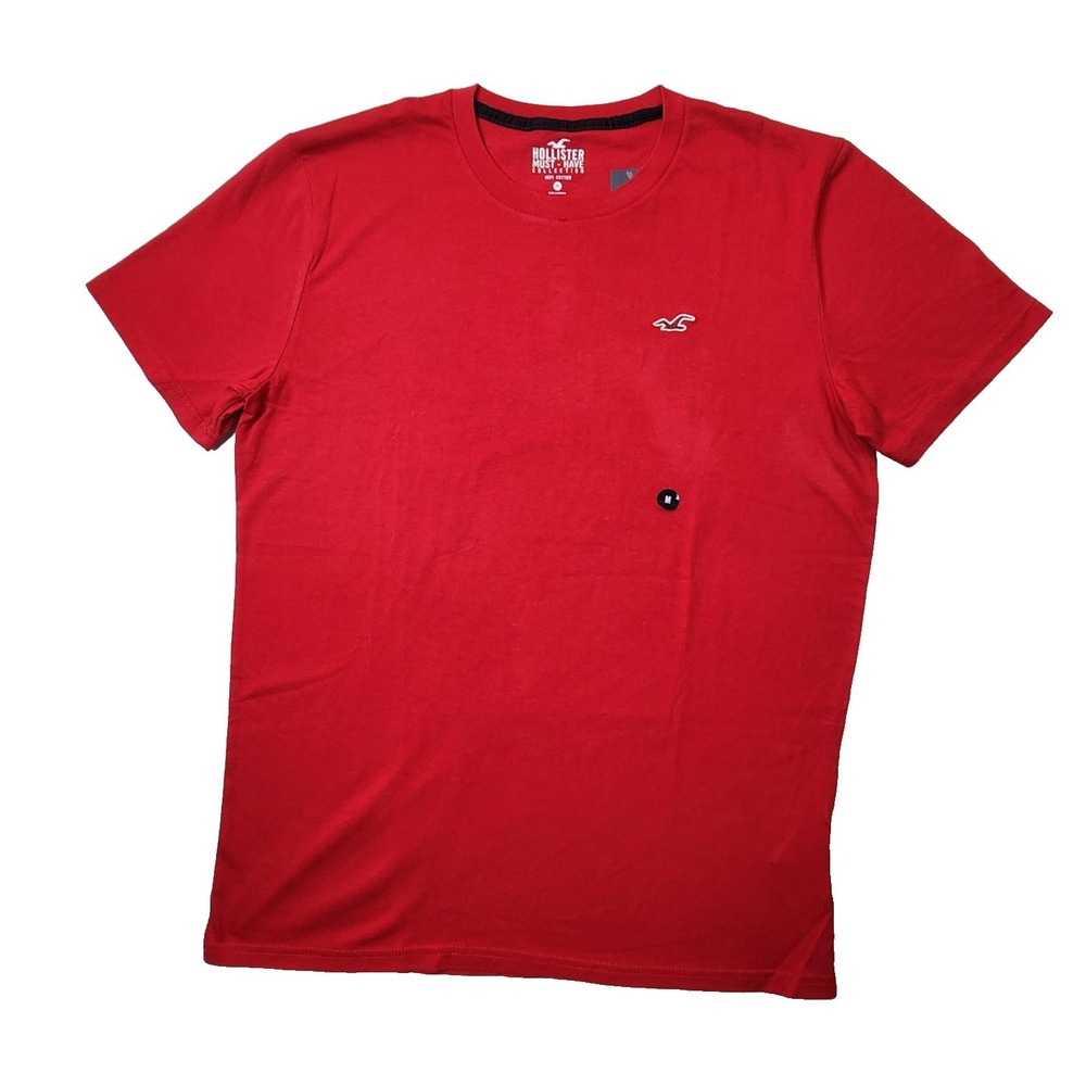 Hollister Men's T-Shirt Must-Have Collection Red Size M‎ New